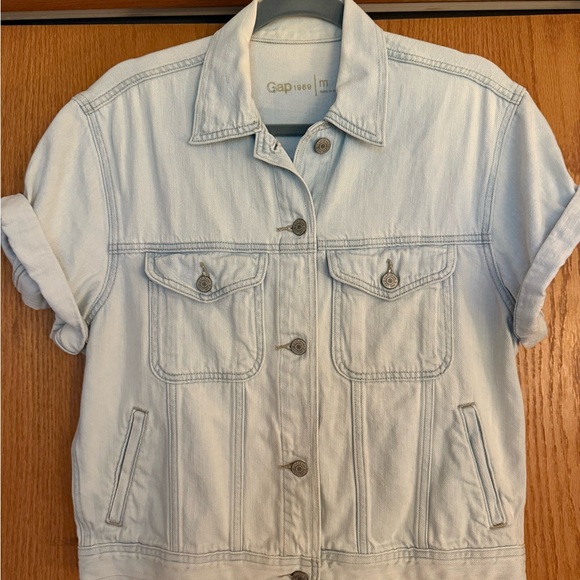 GAP Jackets & Blazers - GAP Soft Blue Jean Jacket